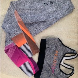 Peloton M sports bra, S legging as a set.